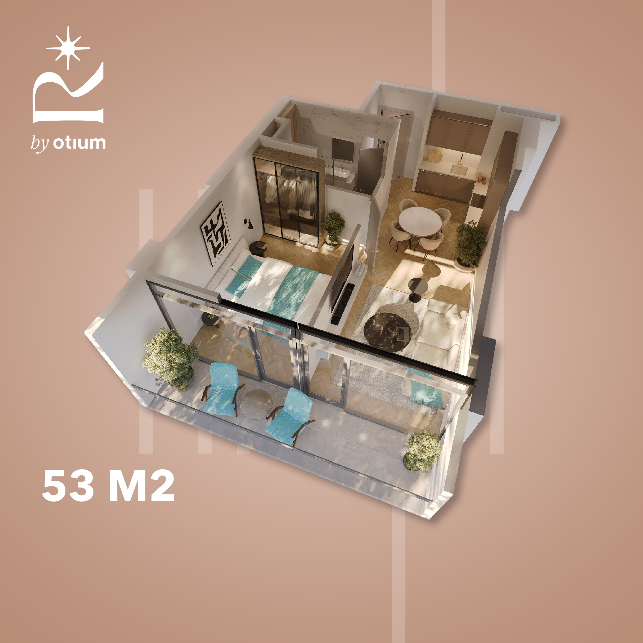 One-bedroom apartment